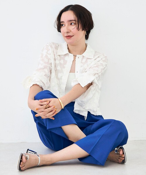 NOLLEY'SKIRYU花柄ジャガードペプラムブラウス♡新品タグ付き NOLLEY'S - NOLLEY'SKIRYU花柄ジャガードペプラムブラウス♡新品タグ