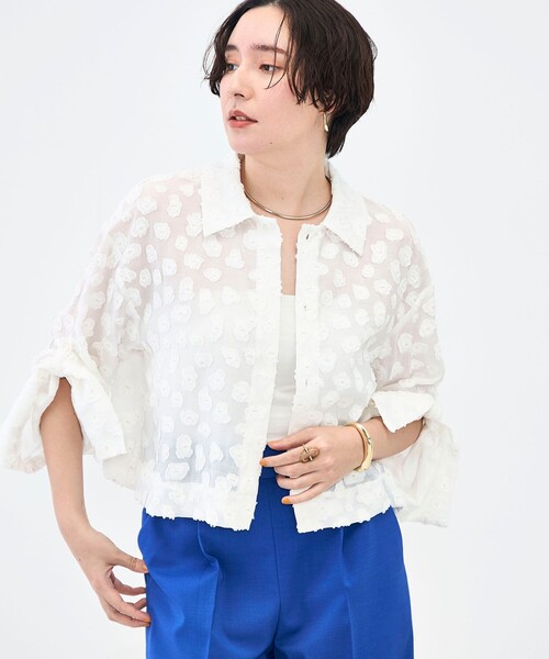 NOLLEY'S（ノーリーズ） ブラウス シャツ 「KIRYU」ウォッシャブル花柄