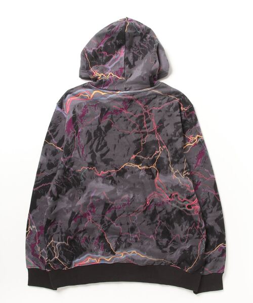 「THE NORTH FACE」 プルオーバーパーカー L ブラック×ホワイト メンズの画像