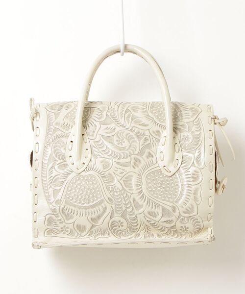 「CARVING TRIBES」 ハンドバッグ - ベージュ レディース_画像2