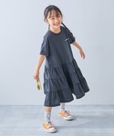 ワンピース 姉妹で着られる 裾ティアード バッ...の詳細画像1