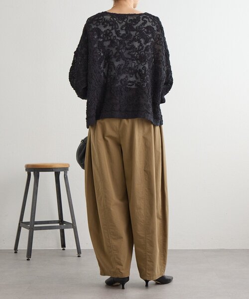 BEARDSLEY（ビアズリー） ワイドパンツ パンツ コットンバレルパンツ