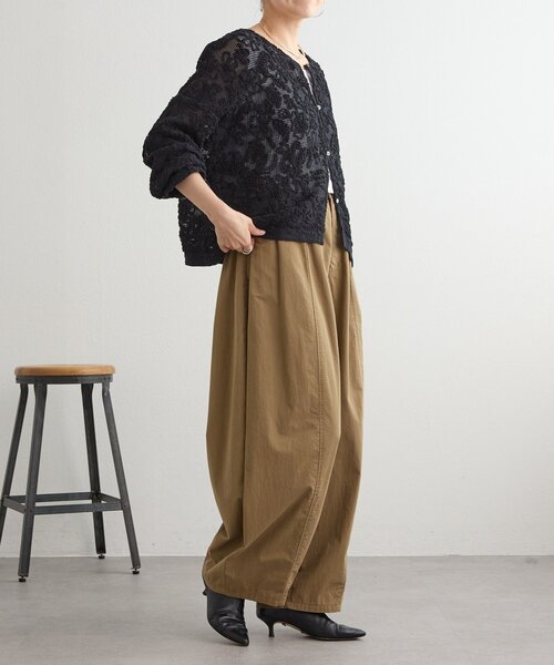 BEARDSLEY（ビアズリー） ワイドパンツ パンツ コットンバレルパンツ