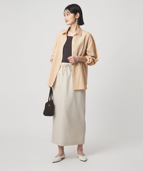スカート 「size SHORTあり」スラブオックス スカート マシンウォッシャブルの画像