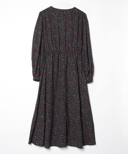 「w closet」 長袖ワンピース - ブラック レディース_画像2