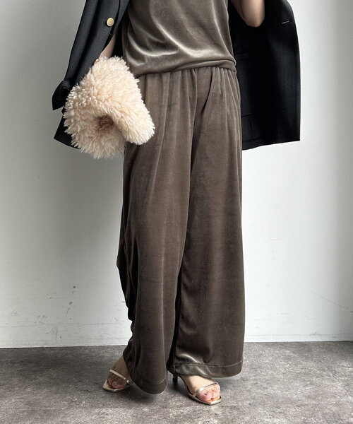 DouDou（ドゥドゥ） パンツ TM カーキ レディース : ZOZOTOWN Yahoo!店