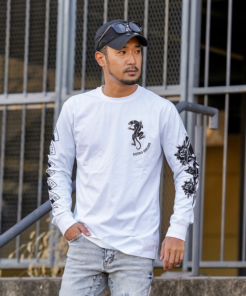 adamsJUGGLER（アダムスジャグラー） tシャツ RTEGタトゥーロンティー