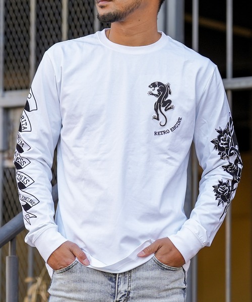 adamsJUGGLER（アダムスジャグラー） tシャツ RTEGタトゥーロンティー