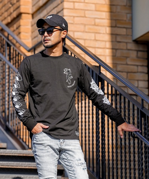 adamsJUGGLER（アダムスジャグラー） tシャツ RTEGタトゥーロンティー