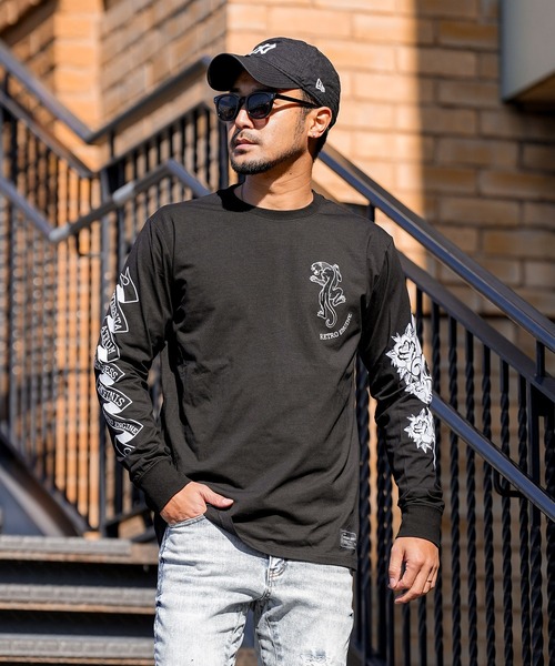 adamsJUGGLER（アダムスジャグラー） tシャツ RTEGタトゥーロンティー