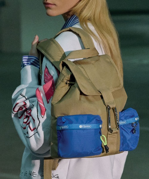 デイバック リュック 「MSGM×LeSportsac」Voyager Backpack レディース メンズの画像