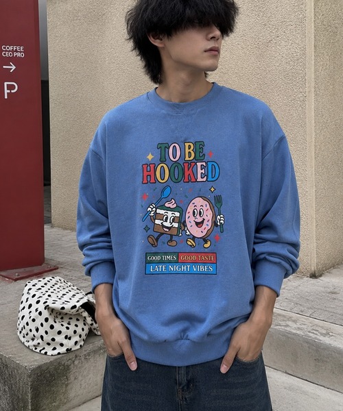 トレーナー スウェット HOOK -original- TO BE HOOKED グラフィック