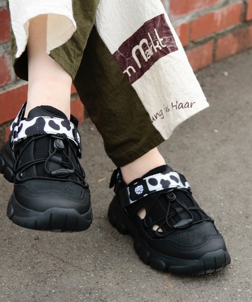「SHAKA」 ローカットスニーカー 24cm ブラック系その他 レディース