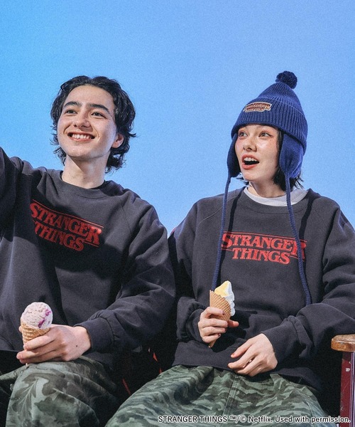 niko and…（ニコアンド） スウェットカットソー「STRANGER THINGS