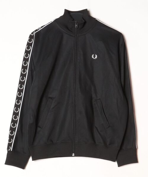最終値下げ!春物 FRED PERRY ブラック ジャケット　ブルゾン FRED PERRY（フレッドペリー） ジャージブルゾン 10 ブラック