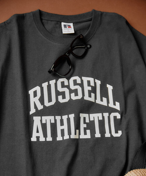ポ*ン様 【極希少】60s Russell リバーシブルT フロッキー3段 ビッ FREAK'S STORE（フリークスストア） tシャツ 半袖 限定展開 RUSSELL