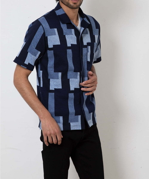 「MK MICHEL KLEIN HOMME 」 カーディガン 48 ネイビー メンズ_画像2