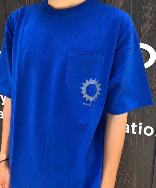 「narifuri」 半袖Tシャツ MEDIUM ブルー メンズ_画像6