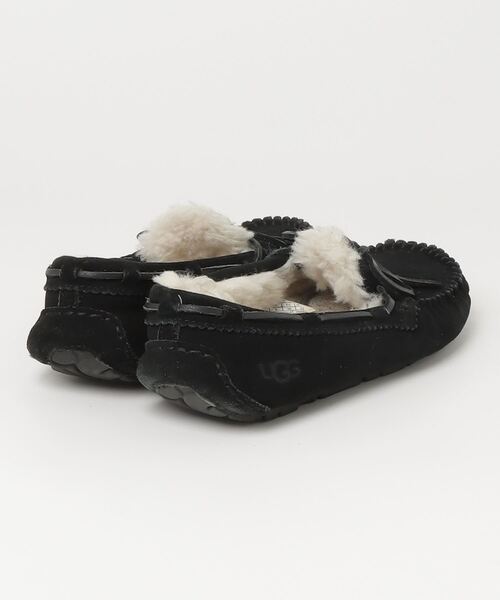 「UGG」 モカシンシューズ 36 ブラック レディース_画像2