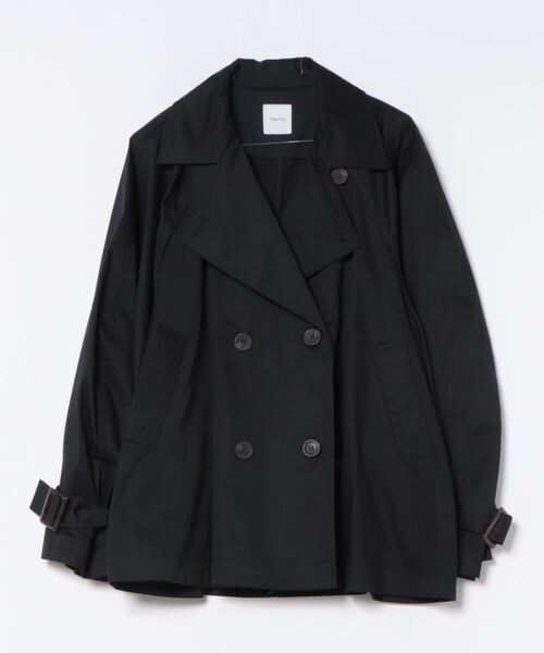 「A part by」 トレンチコート MEDIUM ネイビー レディース_画像2