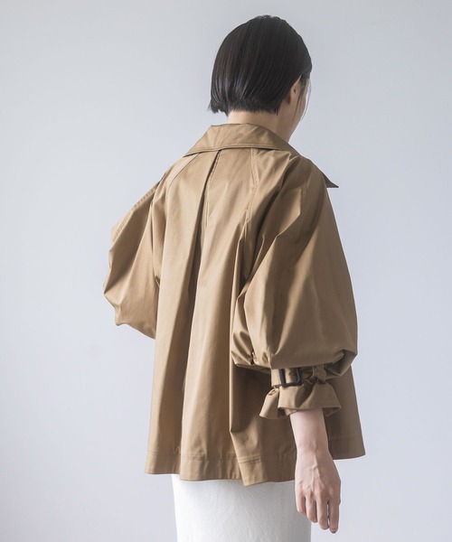 「A part by」 トレンチコート MEDIUM ネイビー レディース_画像5