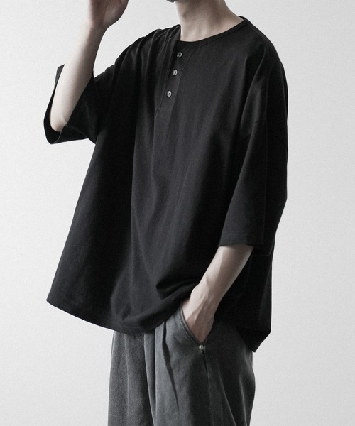 「RUUBON」 半袖Tシャツ S ライトグレー メンズ_画像6