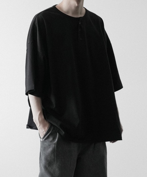 「RUUBON」 半袖Tシャツ S ライトグレー メンズ_画像7