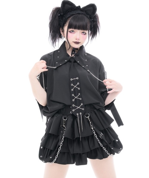 TRAVAS TOKYO（トラバストーキョー） ブラウス シャツ 半袖 「TRAVAS 