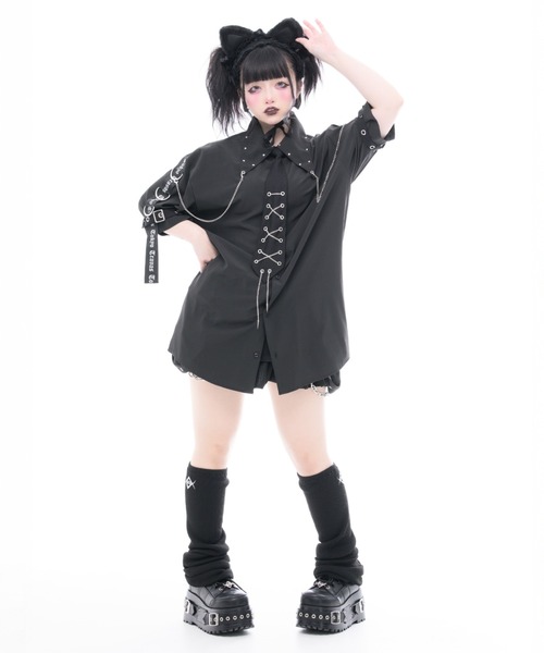 TRAVAS TOKYO（トラバストーキョー） ブラウス シャツ 半袖 「TRAVAS