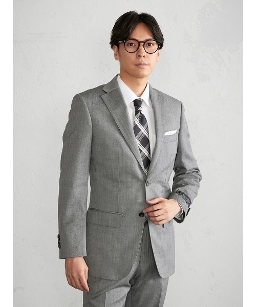 未使用品　パーフェクトスーツファクトリー　グレーチェックスーツ Y4 Perfect Suit FActory（パーフェクト スーツ ファクトリー） スーツ Y4