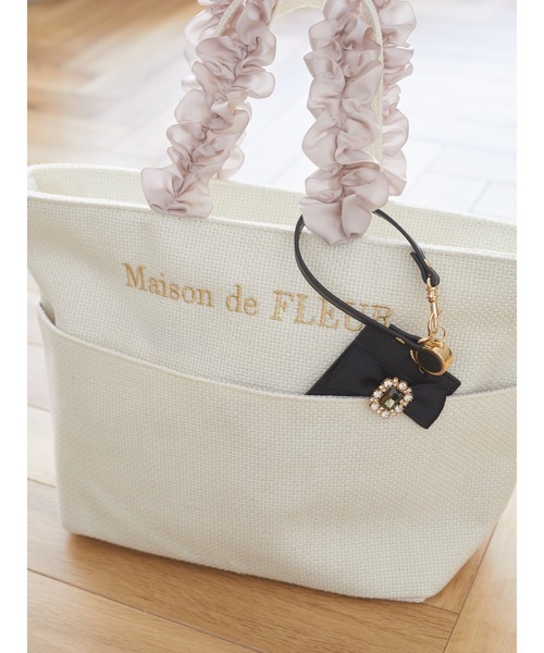 「Maison de FLEUR」 トートバッグ FREE アイボリー レディース_画像2