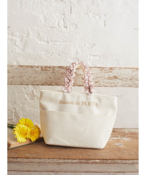 「Maison de FLEUR」 トートバッグ FREE アイボリー レディース_画像3