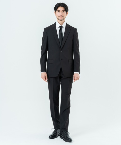 「TETE HOMME」 スーツ - ブラック メンズ_画像2