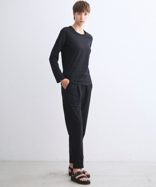 「three dots」 長袖カットソー SMALL ホワイト レディース_画像5