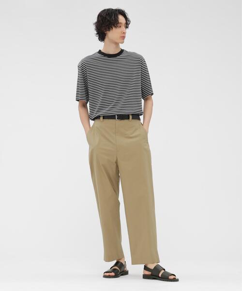 パンツ HIGHDENSE COTTON PLAINWEAVE TROUSERS メンズの画像