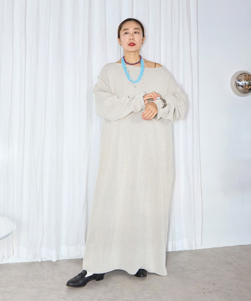 CITYSHOP（シティショップ） 長袖ワンピース 38 ブラック レディース