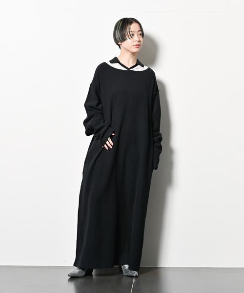 CITYSHOP（シティショップ） 長袖ワンピース 38 ブラック レディース