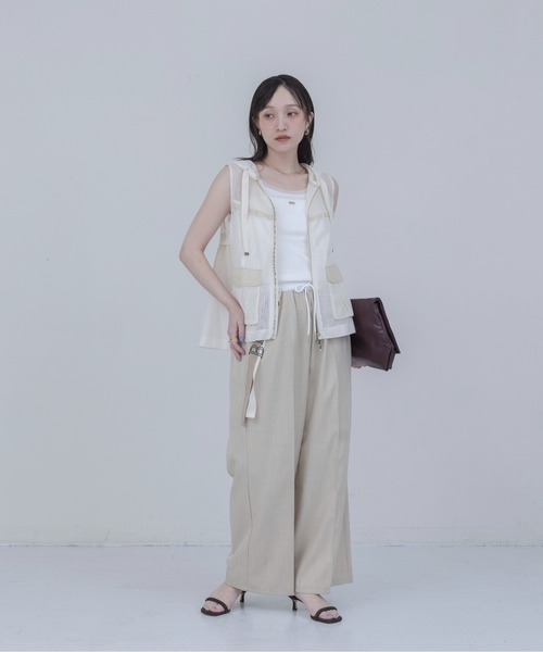 Eimee Law（エイミーロウ） ベスト ジレ マルチメッシュフーディー