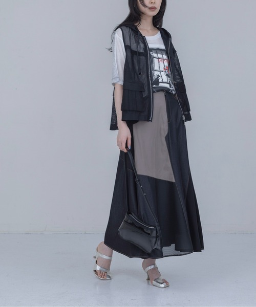 Eimee Law（エイミーロウ） ベスト ジレ マルチメッシュフーディー