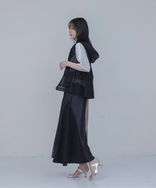 Eimee Law（エイミーロウ） ベスト ジレ マルチメッシュフーディー