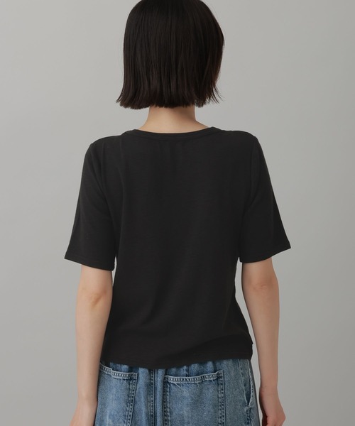 ヘンリーネック tシャツ 半袖 レイヤードヘンリーネック半袖Ｔ / 863036 レディース | LAKOLE | 11