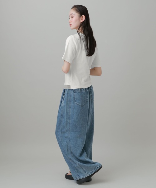ヘンリーネック tシャツ 半袖 レイヤードヘンリーネック半袖Ｔ / 863036 レディース | LAKOLE | 04