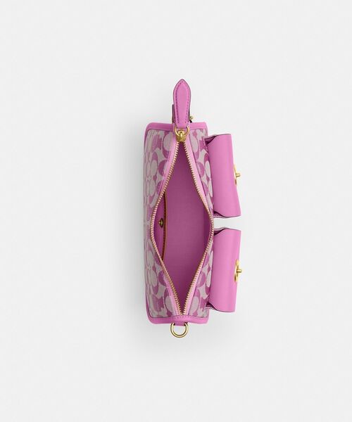 ショルダーバッグ バッグ 「COACH | BRAIN DEAD」ツイン ターンロック ウェイバリー バッグ・シグネチャー ジャカードの画像