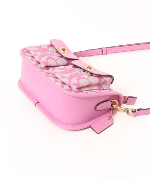 ショルダーバッグ バッグ 「COACH | BRAIN DEAD」ツイン ターンロック ウェイバリー バッグ・シグネチャー ジャカードの画像