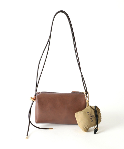 ブラウン ショルダーバッグ FRAMeWORK（フレームワーク） ショルダーバッグ バッグ SKIN MINI BAG