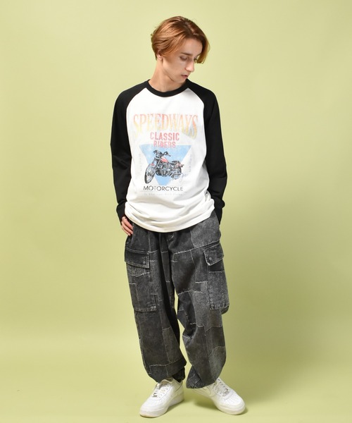 「Starting Over」 「HALHAM」長袖Tシャツ L グレー系その他 メンズ_画像9