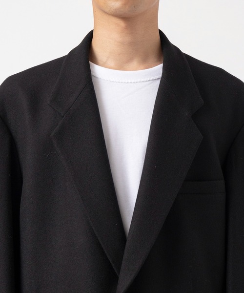 ブルゾン アウター Side Slit Fringe Long JKT メンズの画像