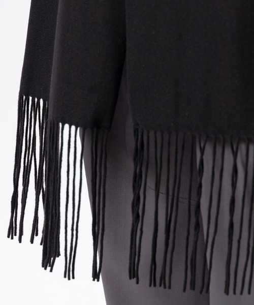 ブルゾン アウター Side Slit Fringe Long JKT メンズの画像