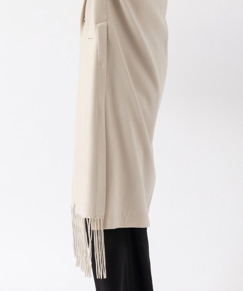 ブルゾン アウター Side Slit Fringe Long JKT メンズの画像