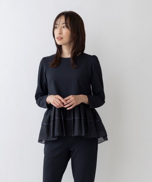 「Sono」 長袖ブラウス 1 ブラック レディース_画像4
